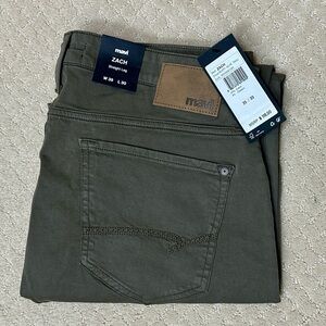 Mavi Zach Straight Leg Khaki Jeans